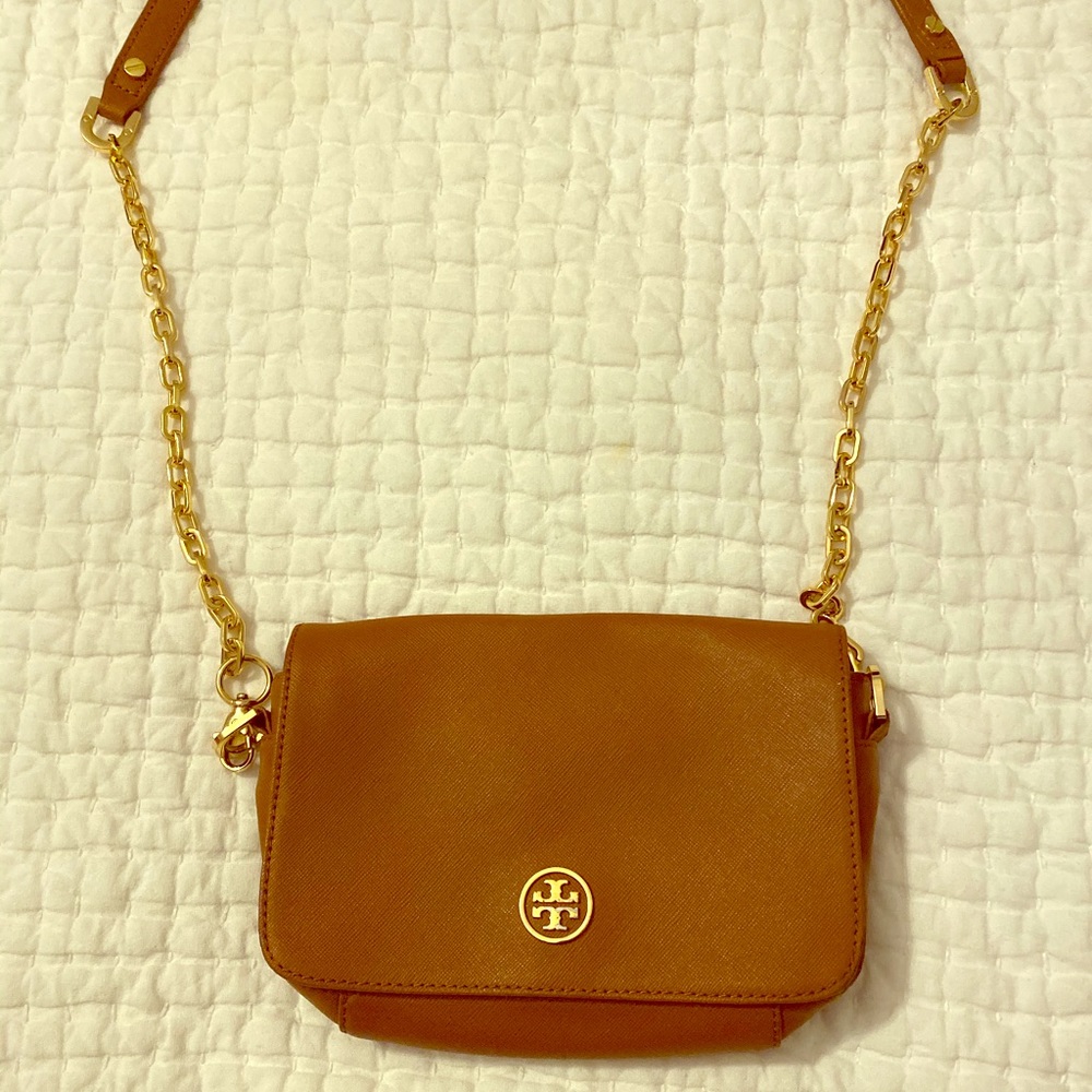 Tan Tory Burch Crossbody